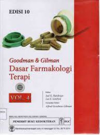 Goodman & Gilman Dasar Farmakologi Terapi Vol 4