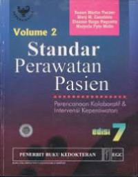 standar perawatan pasien ; perencanaan kolaboratif & intervensi keperawatan volume 2 (3)