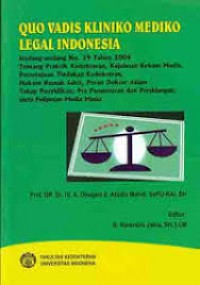 Que Vadis Kliniko Mediko Legal Indonesia