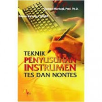 Teknik Penyusunan Instrumen Tes & Nontes