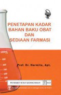 Penetapan Kadar Bahan Baku Obat & Sediaan Farmasi