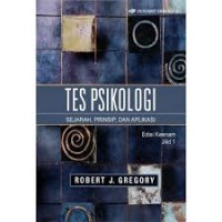 Tes PSikologi ; Sejarah, Prinsip & Aplikasi  JIl 1(3)